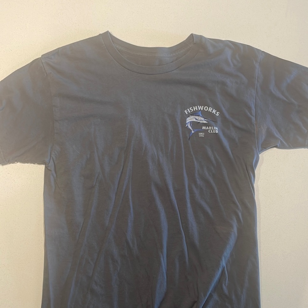 Fishworks T-Shirt - Grey - Size: Medium